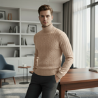 Heren Slim Fit Coltrui met Twist Design