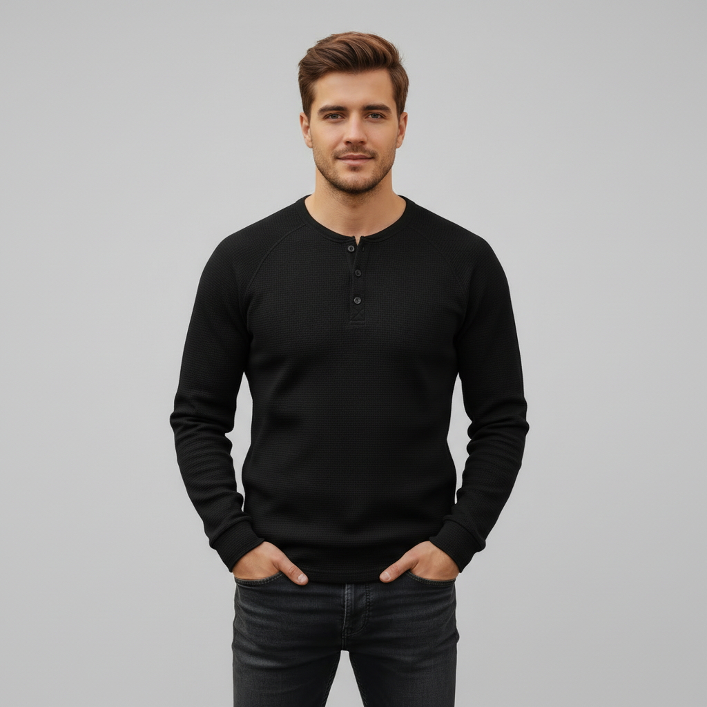 Heren Long Sleeve – Tijdloze Casual Klasse