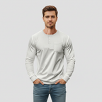 Henley Long Sleeve – Stijlvol & Comfortabel