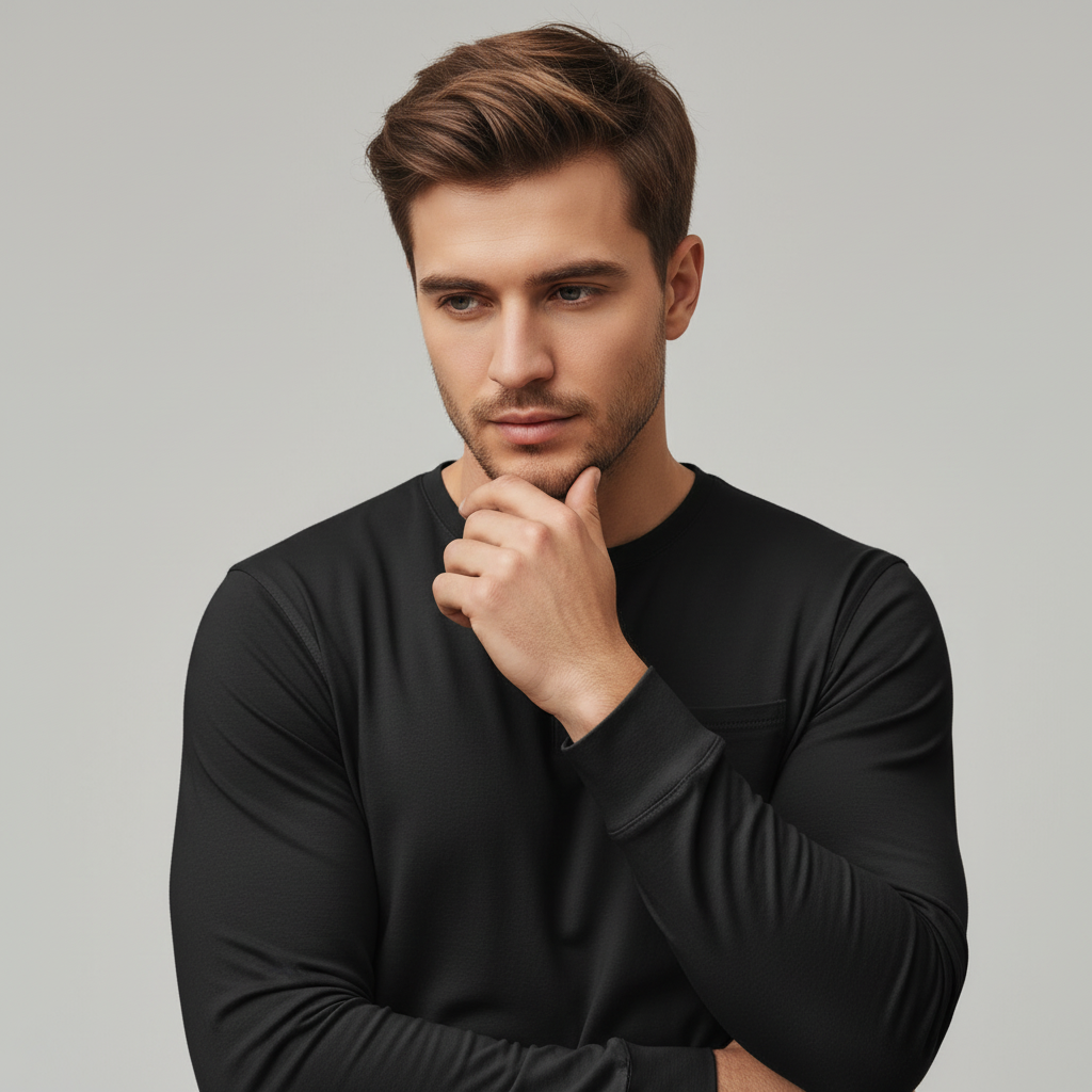 Henley Long Sleeve – Stijlvol & Comfortabel