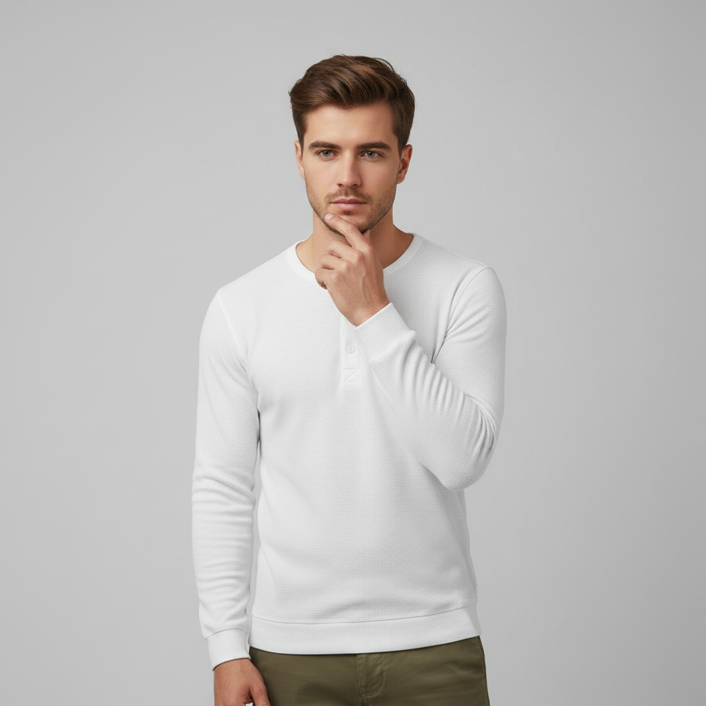 Heren Long Sleeve – Tijdloze Casual Klasse