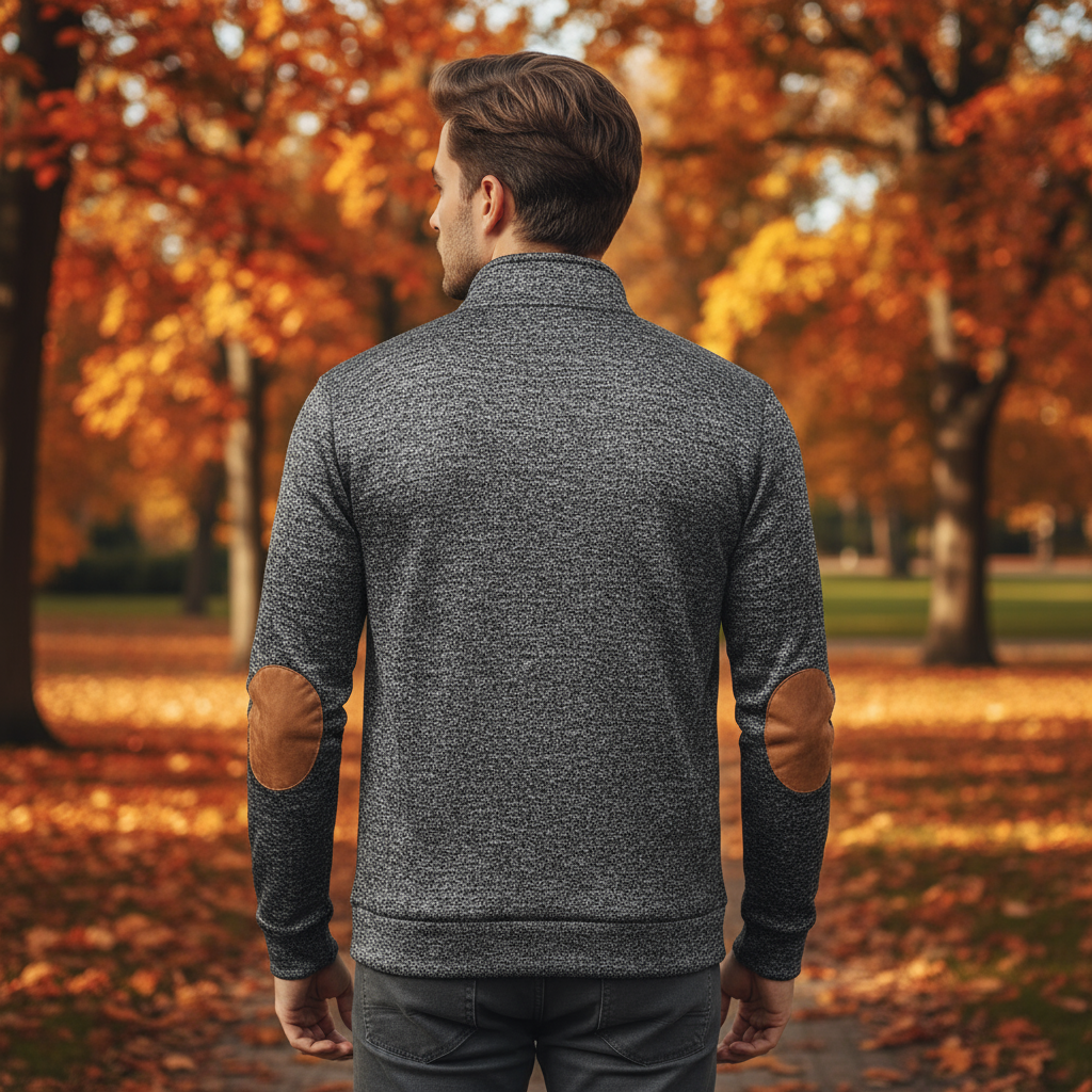 Heren - Herfst Vest met Rits
