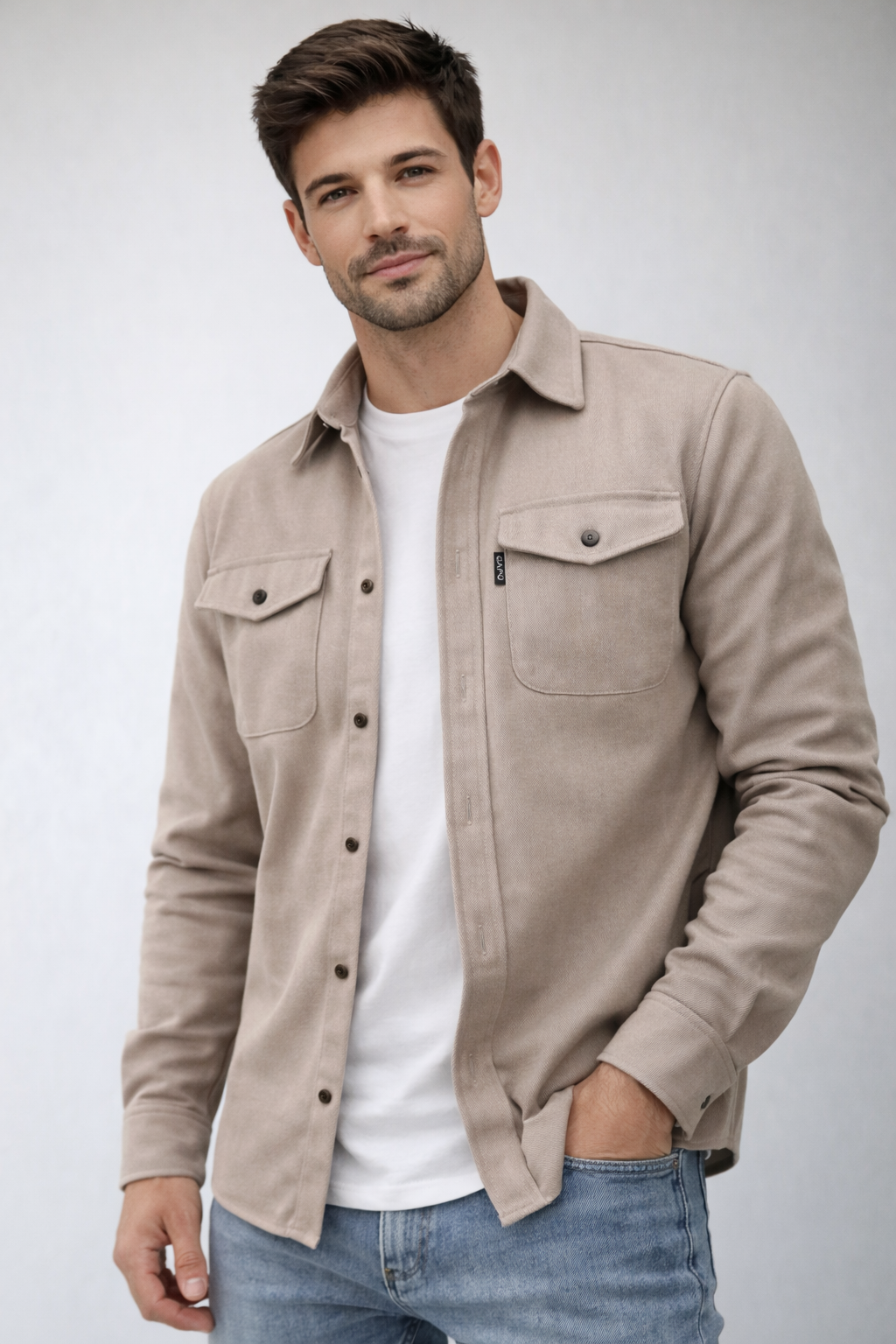 Heren Casual Overhemdjas