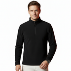 Heren Fleece Long Sleeve met Rits – Warm, Modern & Comfortabel