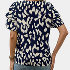 Damesblouse met Panterprint