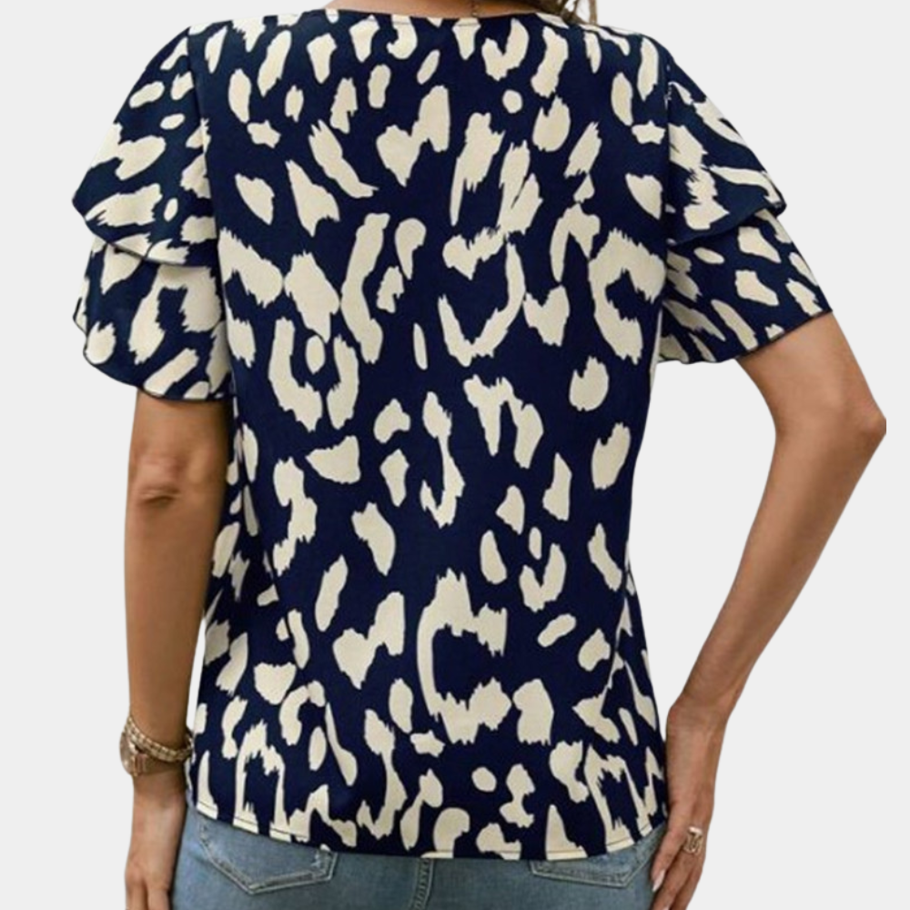 Damesblouse met Panterprint