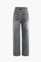 Damesjeans met asymmetrische taille