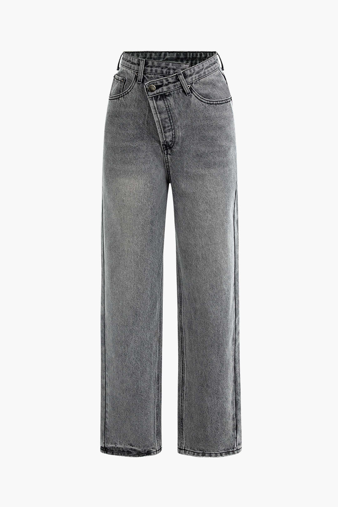 Damesjeans met asymmetrische taille