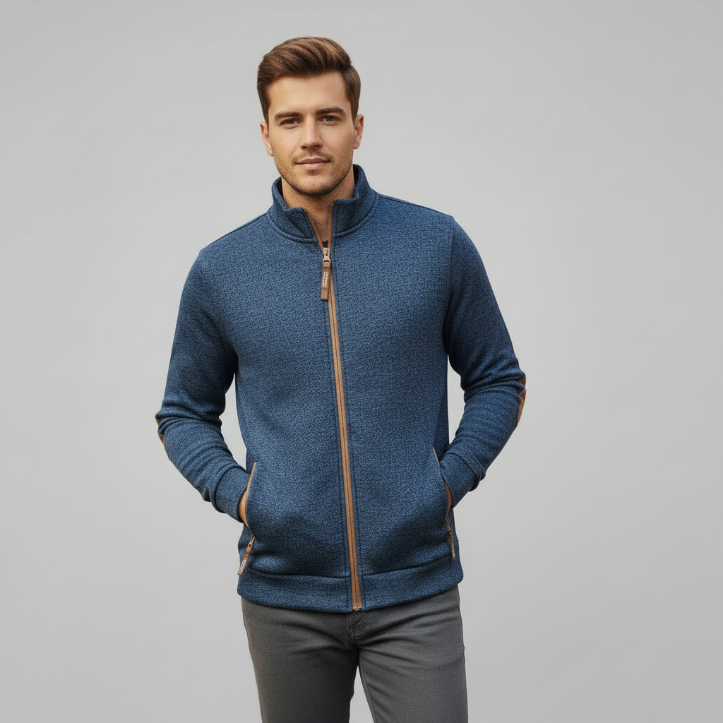 Heren Fleece Ritstrui - Warm en Comfortabel voor Elke Dag