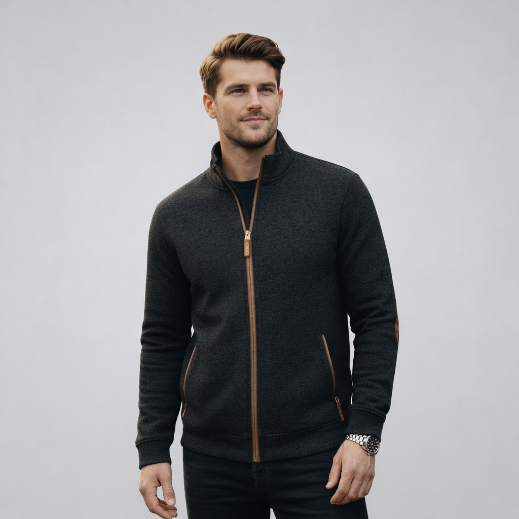 Heren Fleece Ritstrui - Warm en Comfortabel voor Elke Dag
