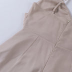 Midi-jurk met Spaghetti Straps & Verleidelijke Split