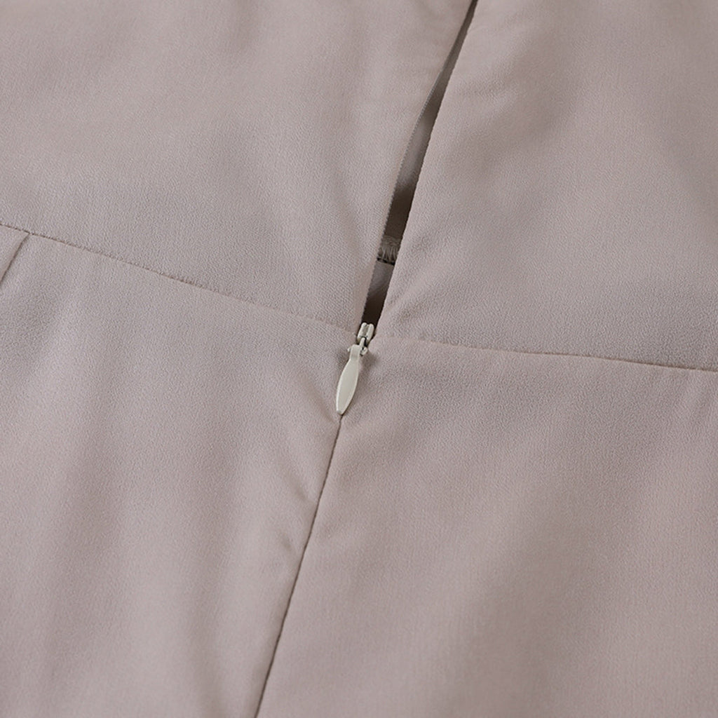 Midi-jurk met Spaghetti Straps & Verleidelijke Split