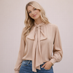 Stijlvolle Blouse met Mooie Strik