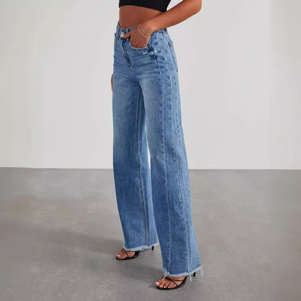 Trendy Hoge Taille Jeans
