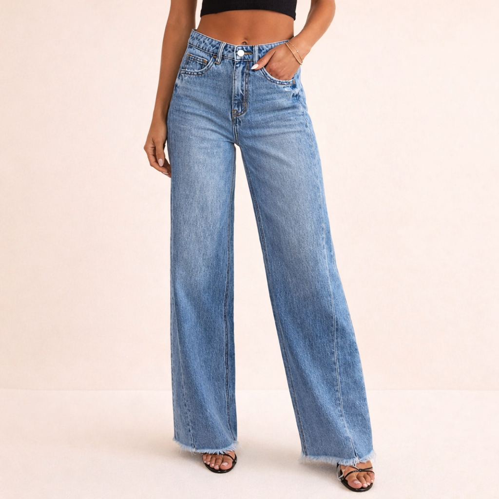 Trendy Hoge Taille Jeans